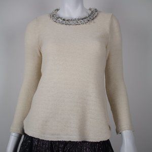 Rebecca Taylor Knit Top | Ivory |